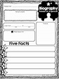 Printable Biography Template For Kids 2nd Grade - Tedy Printable Activities