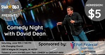 David Dean’s Comedy Night Father’s Day Sunday | STAR 88.3