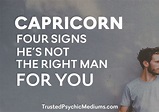 Capricorn: 4 Signs He’s Not the Right Man for You