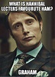 Hannibal Lecter meme | Hannibal, Hannibal lecter, Funny memes