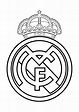 Dibujo para colorear el escudo del Real Madrid