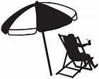 Free Black And White Clipart Beach, Download Free Black And White ...