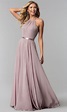 Formal A-Line Chiffon Long Formal Prom Dress- PromGirl