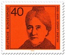 Helene Lange (Frauenrechtlerin), Briefmarke 1974