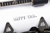 Happy end stock image. Image of satisfaction, letters - 4242025