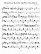 Chopin Etude "Butterfly" Op 25 No.9 Jazz Edition Sheet music for Piano ...