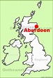 Aberdeen location on the UK Map - Ontheworldmap.com