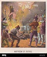 The Pilgrim's Progress illustration 1900s - Martyrdom of Faithful Stock ...