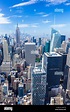 Perfil de Manhattan, Nueva York, el Empire State Building, Nueva York ...