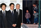 Award winning actor and director Robert De Niro and his family