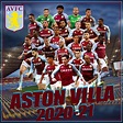 Aston Villa football team Season 2020 21 print art artwork | Etsy