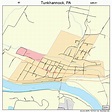 Tunkhannock Pennsylvania Street Map 4277784