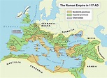 Mapa - El Imperio Romano de Trajano [The Trajan Roman Empire]