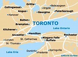 Ontario Canada Map With Cities
