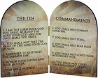 Ten Commandments (Catholic) Arched Diptych - Catholic to the Max ...