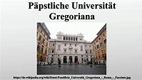 Päpstliche Universität Gregoriana - YouTube
