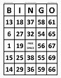 Large Print Bingo Sheets - Etsy UK