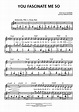 You Fascinate Me So" Sheet Music for Piano/Vocal/Chords - Sheet Music Now