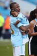 MANCHESTER, ENGLAND - MAY 06: Raheem Sterling of Manchester City with ...