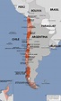 Mapa de Chile - Mapa Físico, Geográfico, Político, turístico y Temático.