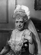 Mabell Ogilvy, nee Gore, 11th Countess of Airley, wearing two tiaras at ...