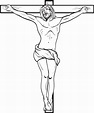 20 Desenhos de Jesus Crucificado para Colorir - Online Cursos Gratuitos