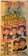 "FALDAS A BORDO" MOVIE POSTER - "SKIRTS AHOY" MOVIE POSTER