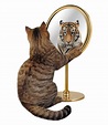 Tiger Mirror - Sublimation tiger and mirror image tank top for Men ...