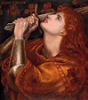Joan of Arc Painting by Dante Gabriel Rossetti - Pixels