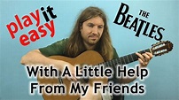 With A Little Help From My Friends - The Beatles guitar cover - YouTube