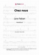 Lara Fabian, Félix Lemelin - Chez nous Klaviernoten in Note-store.de ...