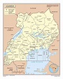 Large Administrative Map Of Uganda Uganda Africa Mapsland Maps | Images ...