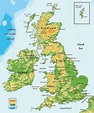Mapas del Reino Unido de Gran Bretaña e Irlanda Norte: para descargar ...