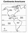 Pedagógiccos: Mapa: Continente Americano