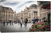 Toiles imprimées Photo place centrale Bruxelles en Belgique - acheter ...