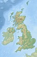 Grande mapa en relieve del Reino Unido | Reino Unido | Europa | Mapas ...