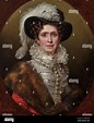 Caroline of Baden (1776-1841), Queen of Bavaria, 1823. Private ...