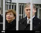 German President Horst Koehler (R) and his wife Eva pictured at a visit ...