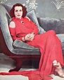 Joan Crawford wearing a red crepe gown in 1936 | Joan crawford, Classic ...