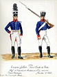 Ufficiale e fuciliere di un rgt. fanteria del grand ducato di Baden ...