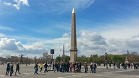 The Luxor Obelisk on the Place de la Concorde in Paris