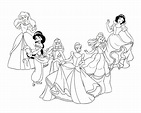 Dibujos de Princesas Disney para colorear e imprimir gratis