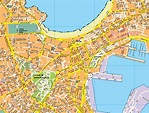 Mapa de A Coruña en Galicia, España | Tienda Mapas