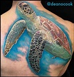 Realistic sea turtle | Sea turtle tattoo, Animal tattoos, Turtle