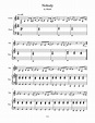 Nobody - Mitski Sheet music for Piano, Violin (Solo) | Musescore.com