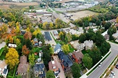 Aerial Scene of Elmira, Ontario, Canada Stock Photo - Image of backdrop ...