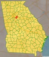 Map of Rockdale County, Georgia