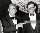 Dean Martin and Roger Moore during Friars Club "Man of the Year ...