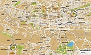 Mapas de Joanesburgo - África do Sul | MapasBlog