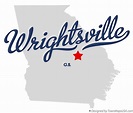 Map of Wrightsville, GA, Georgia